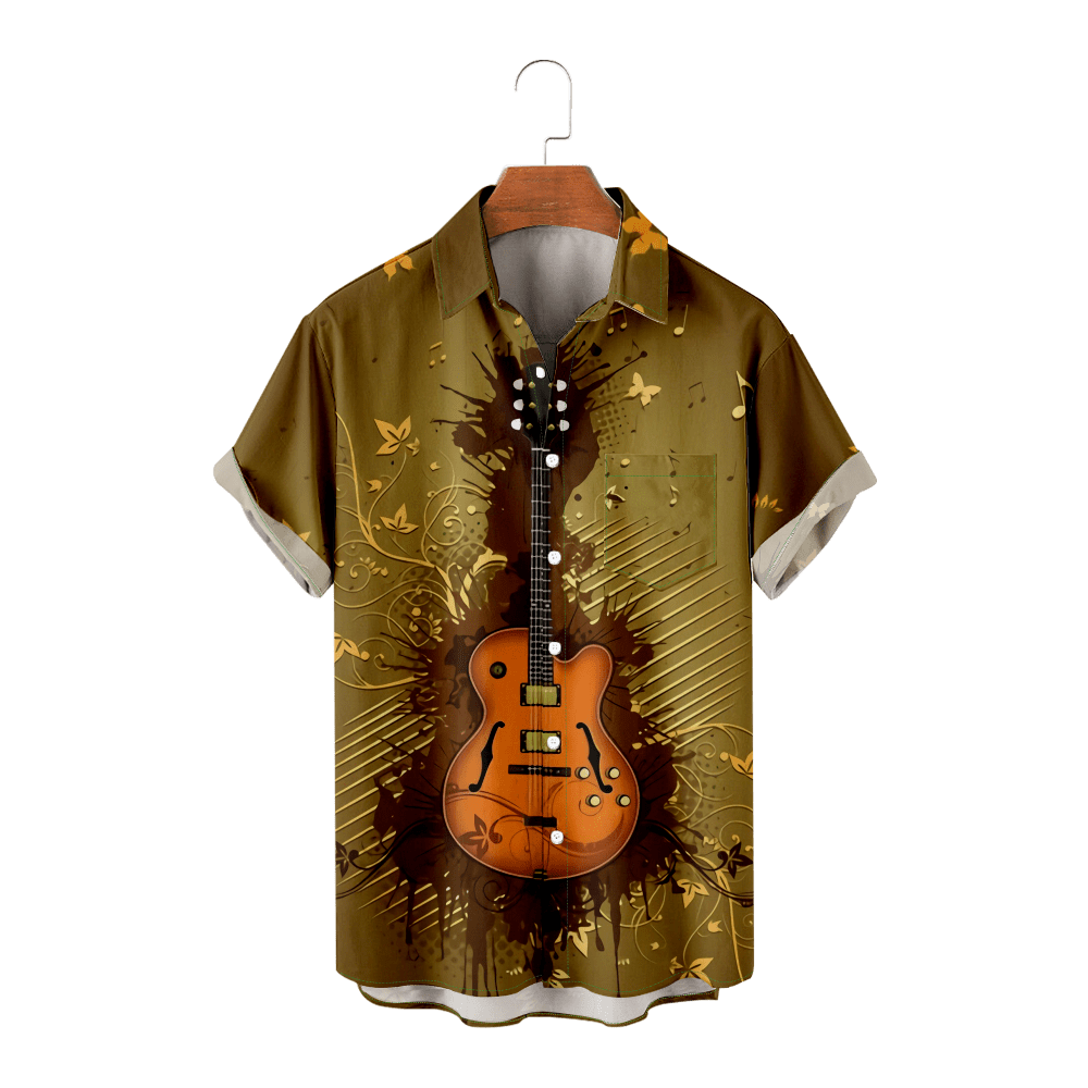 Bowling Shirts Button Down Short Sleeves Streetwear Shirts For Kids And