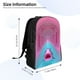 thumbnail image 4 of Disketp Pink Shark Pool Fantasy Mochila Unisex de Apertura Lateral Completa, Mochila para Laptop para Escuela, Trabajo y Viajes, 4 of 8
