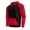 Red, variant on GigrtiJin Color Block Hoodies for Men Drawstring Long Sleeve Zipper Sweatshirt with Pocket Winter Casual Sport Tops