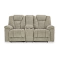 thumbnail image 5 of Signature Design by Ashley Hindmarsh Stone Power Reclining Loveseat with Console, 5 of 8