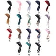 thumbnail image 3 of Foulard pour Femmes à la Mode Pré-Noué Pratique Polyvalent Couvre-Chef Respirant Confortable Accessoire pour Cheveux Rouge Vin, 3 of 6