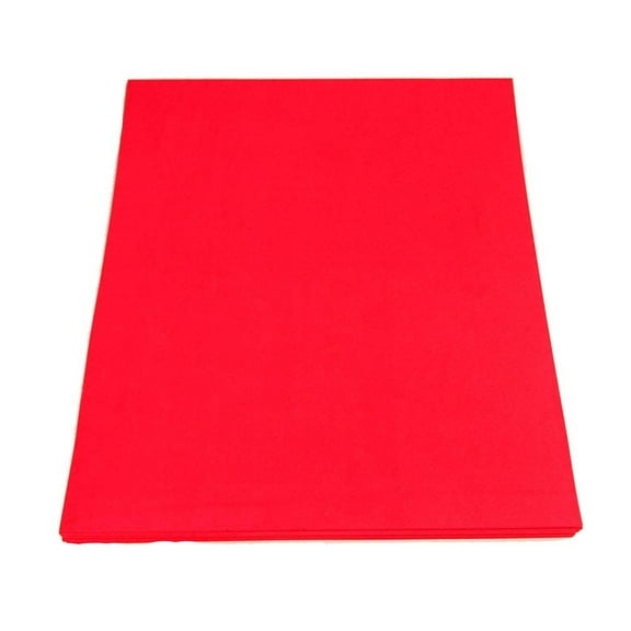 Plain EVA Foam Sheet, 9-1/2-Inch x 12-Inch, 10-Piece, Red