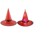 thumbnail image 2 of Sombrero brillante de Halloween Sombrero de bruja para niños y adultos, 2 of 3