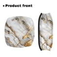thumbnail image 2 of Jiueut Marble Print Medical Products Rollator Walker Seat & Back Cover for Women 2 Piece Padded Seat Cushion for Rollator Walker Drive Walker Seat Cushion for Seniors, 2 of 7