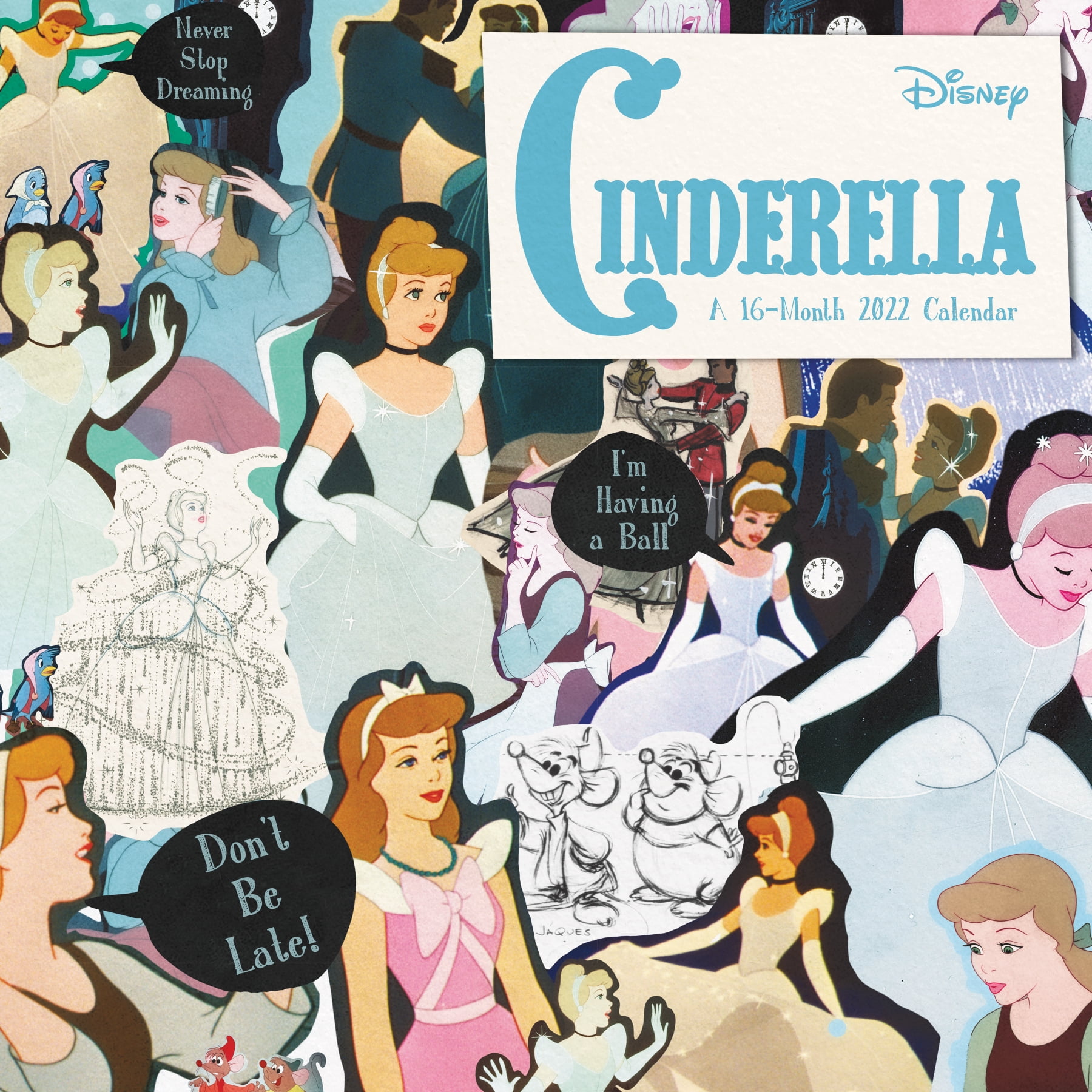 2022 Disney Cinderella Wall Calendar - Walmart.com