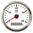 thumbnail image 1 of 85mm Car Boat Tacho Sensor Marine Tacho Meter with LCD Hourmeter 3000 4000 6000 8000 RPM Boat Tachometer 12V/24V Red Backlight ,Easy to Calibrate, 1 of 7