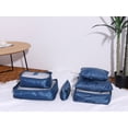 thumbnail image 5 of Unique Bargains 6 Set Travel Bag for Storage Closet Organizers Travel Accessories Blue, 5 of 5