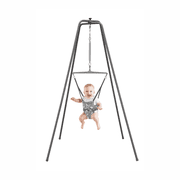 Jolly Jumper Elite Baby Exerciser - Sturdy Frame, Indoor and Outdoor Exercise Saddle Seat, Adjustable Height, for Infants up to 28lbs