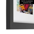 thumbnail image 3 of ArtToFrames 16" x 24" Noir Black - Full Wrap Picture Frame, 16x24 inch Black MDF Poster Frame (WOM-4852), 3 of 8