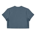 thumbnail image 4 of Mens Crop Tops Stylish Casual Short Sleeve Crew Neck Pullovers Summer Lightweight Breathable Classic Fit Pure Color Beach T-Shirt Navy XL, 4 of 5