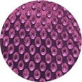 thumbnail image 1 of Ahgly Company Machine Washable Indoor Round Transitional Neon Pink Area Rugs, 3' Round, 1 of 7