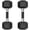 10 lb, Pair, variant on ROALW Hex Dumbbell 17.5 lb Set of 2 with Rubber Grip, Odorless Rubber Coated Weight Fixed Dumbbells Set of 2, Weights for Women at Home, Hand Weights for Home Gym & Strength Training