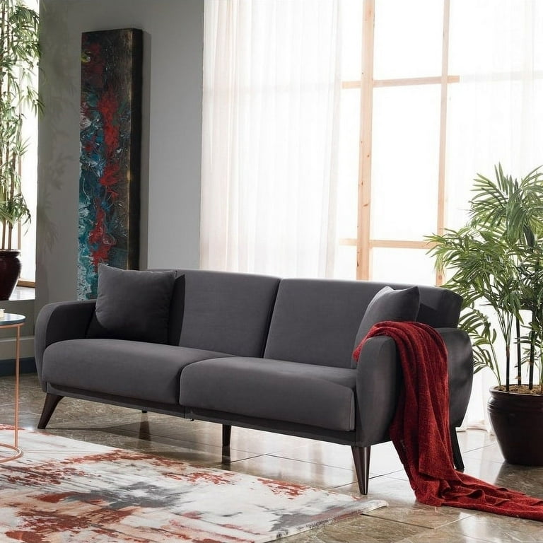 Bellona Flexy Zigana Charcoal Sofa in A Box