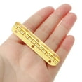thumbnail image 4 of Uxcell Small Piano Hinge 2.6" x 0.6",90-Degree Jewelry Box Hinges with Screw, Gold 8 Pack, 4 of 7