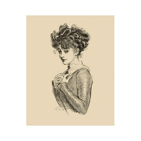 Not Worrying About Her Rights Print Wall Art By Charles Dana Gibson
