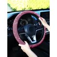 thumbnail image 2 of 1pc Rhinestone Decor Car Steering Wheel Cover, 2 of 4