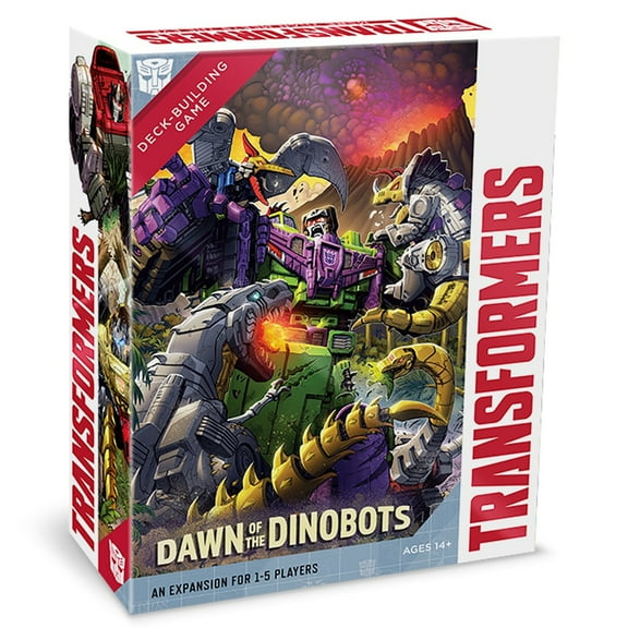 Transformers Deck-Building Game: Dawn of the Dinobots Expansion - Ages 14 , 1-5 Players, 45-90 Mins