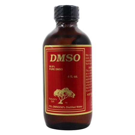 DMSO Liq 70%Con / 30%Water Glass By DMSO - 4 Ounces
