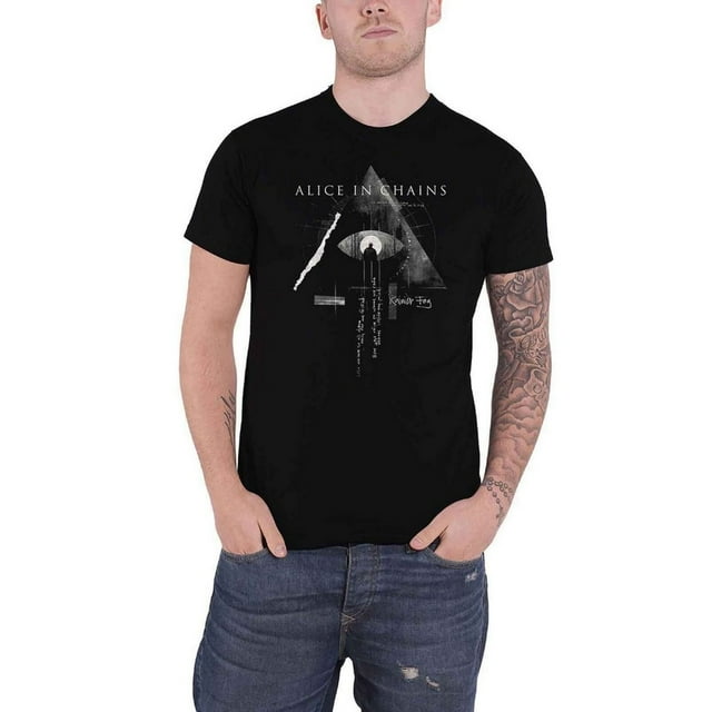 Alice In Chains Adult Fog Mountain Back Print T-Shirt