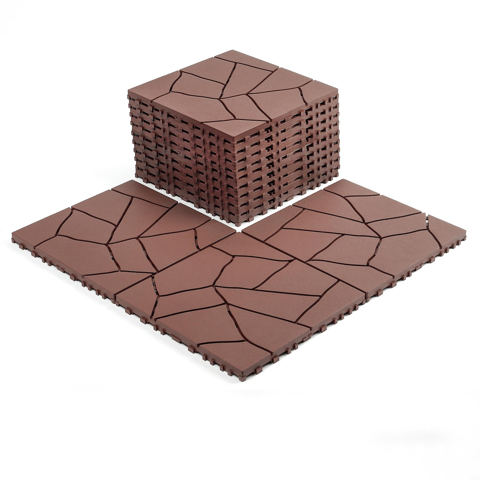 TK/A1139-11/ Miniyam Interlocking Deck Tiles, 44 Packs 11.8