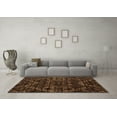 thumbnail image 3 of Ahgly Company Indoor Rectangle Abstract Orange Modern Area Rugs, 5' x 8', 3 of 4