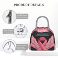 thumbnail image 4 of Balery Ribbon With Angel Wings Bolsa de Almuerzo para Mujeres, Caja de Almuerzo, Bolsa de Almuerzo Pequeña Impermeable, Tote de Almuerzo Reutilizable con Gran Capacidad, 4 of 6