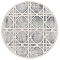 thumbnail image 2 of Safavieh Dip Dye Kuzman Geometric Wool Area Rug, Ivory/Gray, 7' x 7' Round, 2 of 7