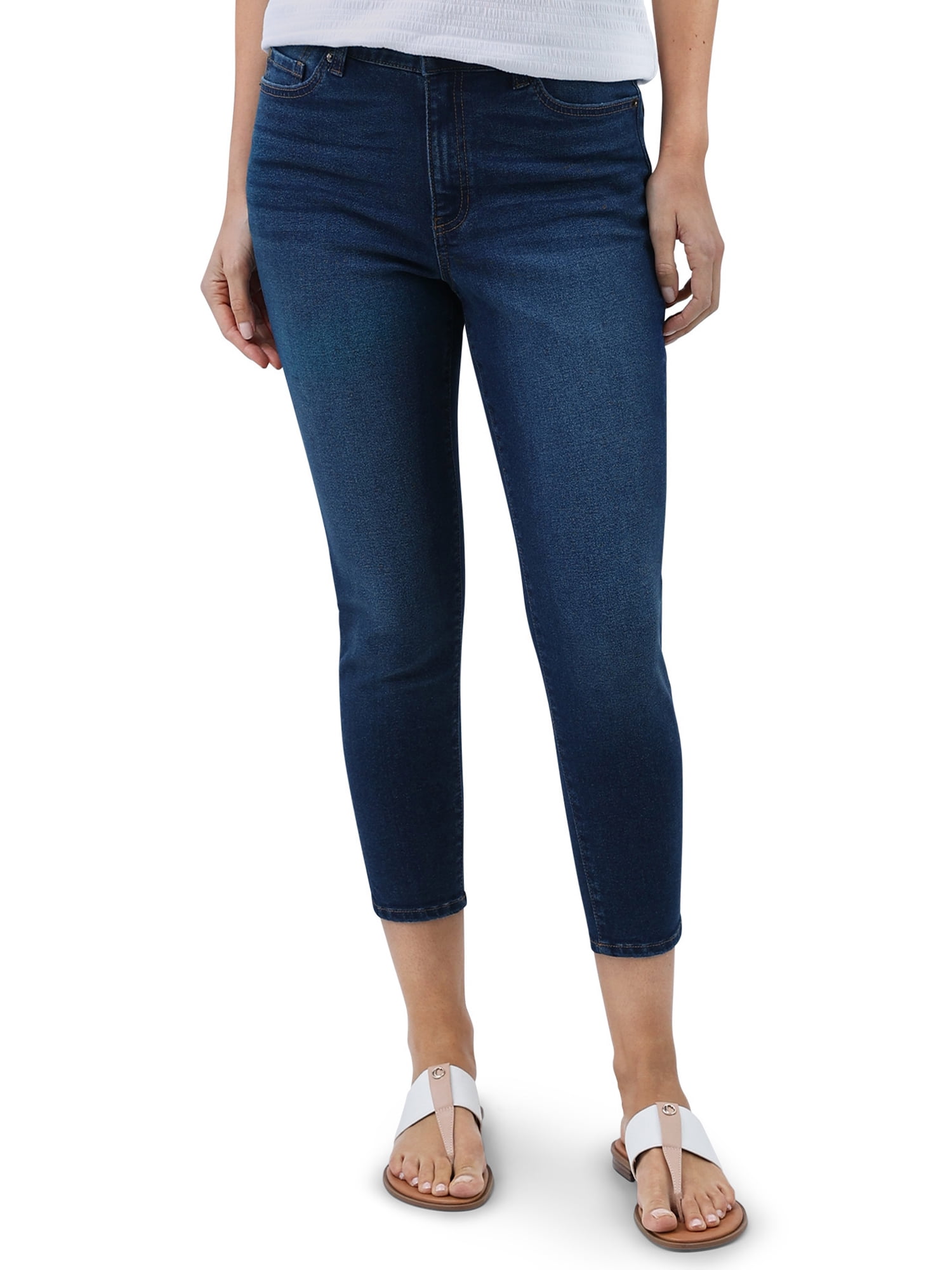 Chaps Women’s Skinny 5 Pocket Denim Crop Pants