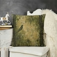 thumbnail image 2 of YINGXI  Abstract Throw Pillow Cushion Case, Weathered Modern Stain Look Quirky Details Brushstrokes Design Print, Modern Accent Double-Sided Digital Printing,Eggshell Fawn and Khaki 18x18in, 2 of 5