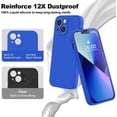 thumbnail image 3 of Compatible with iPhone 13 Case, Premium Silicone Upgraded [Camera Protection]  [Soft Anti-Scratch Microfiber Lining] Phone Case for iPhone 13 6.1 inch - Klein Blue, 3 of 14