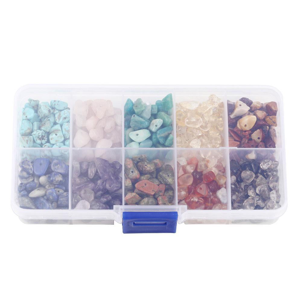 270G Ten kinds stone Quartz Crystal Mini Stone Rock Chips Energy Healing 