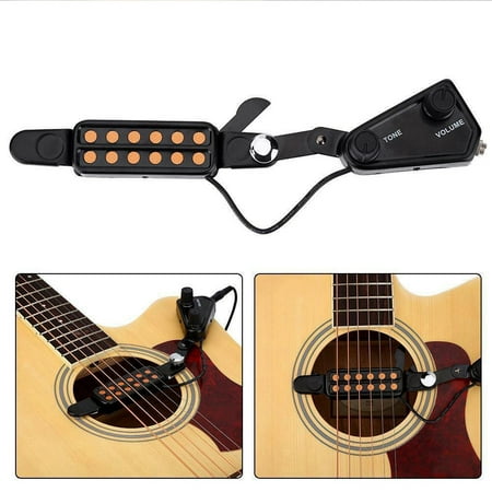 EOTVIA Acoustic Guitar Pickup ,12-hole Transducer Microphone Acoustic Guitar Pickup Instruments Accessories , Guitar