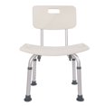 thumbnail image 6 of Hassch Medical Shower Chairs Bathroom Seat with Back, Anti-Skidding/Anti-Rust Removable 7 Levels Adjustable Height with Wide Seat, Supports up to 450 lbs, 6 of 9
