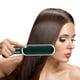 thumbnail image 3 of Nueva plancha de pelo con iones negativos y peine de peinado, con 5 temperaturas, 34 W, calentamiento rápido en 10 segundos, 2 en 1: plancha y rizador (verde), 3 of 6