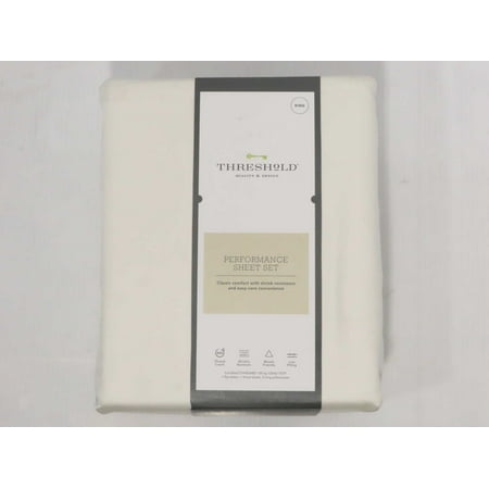 UPC 490621608660 product image for Performance Sheet Set Solids 400 Thread Count - Threshold | upcitemdb.com