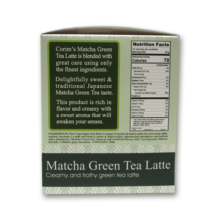 Matcha Green Tea Latte Single Serve K Cups 48 Cups Sweet Tea