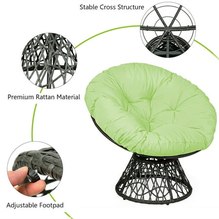 papasan ergonomic costway