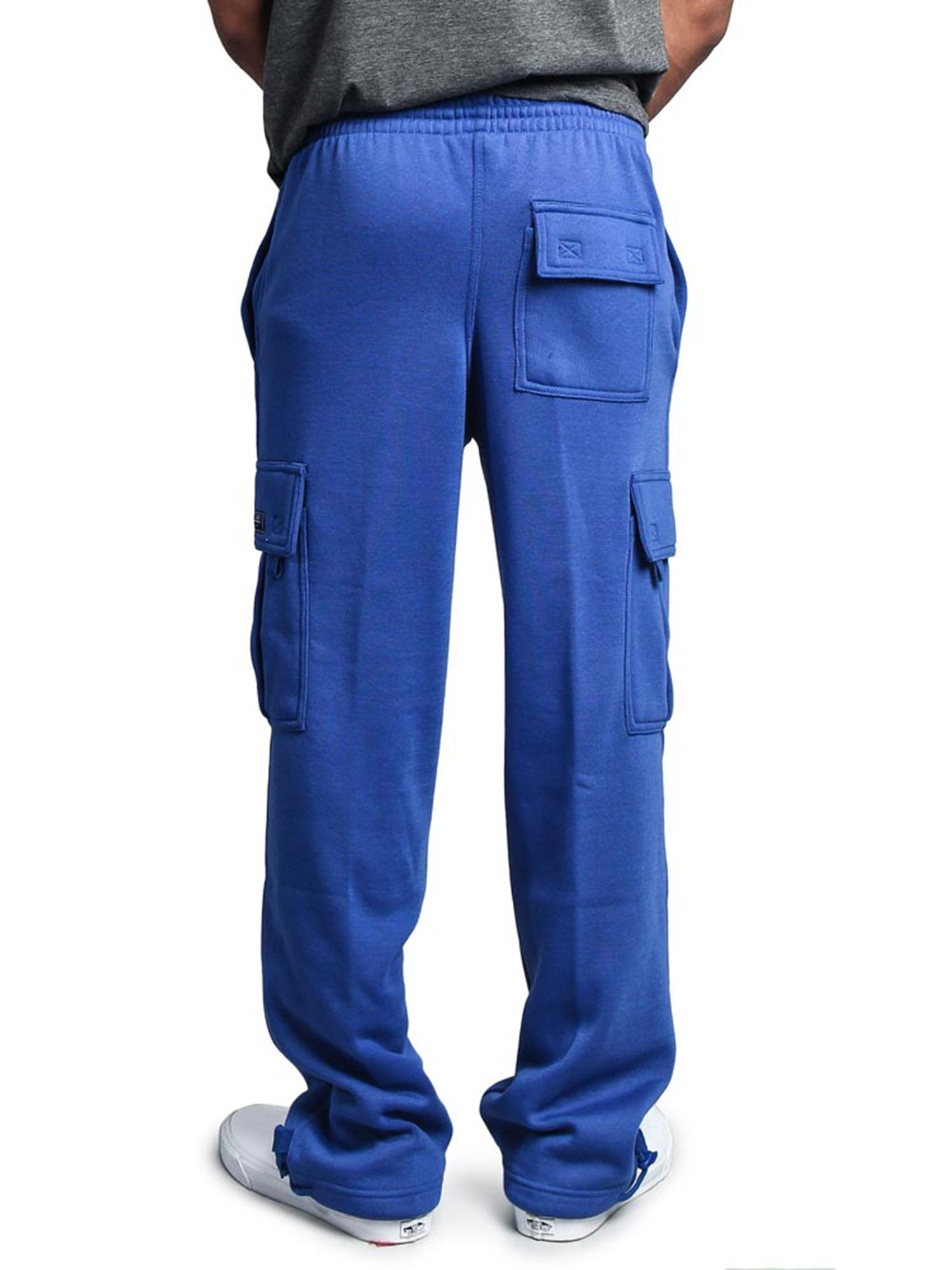 Unisex Fleece Heavy Weight Cargo Sweatpants - Royal Blue