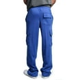 thumbnail image 5 of G-Style USA Men's Heavyweight Fleece Lounge Cargo Sweatpants, Up to 6XL, 5 of 7