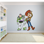 Toy Story Woody Buzz Lightyear Colorful Decors Wall Sticker Decal for Girls Boys Kids Room Bedroom Nursery  (20x12 inch)