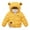Yellow, variant on SGMVNU Winter Coats Puffer Padded Jacket for Toddler Boys Girls Kids Cartoon Outwear Cute Bear Ears with Hoods Clothing(Size 3-4 Years,Black)