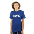 thumbnail image 3 of Love Autism Awareness Puzzle Piece Plus Size Crewneck Graphic Tee Shirt Brisco Brands 4X, 3 of 5
