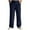 Navy, variant on KyCheLot Men's Loose Casual Pants with Pockets Soft Drawstring Elastic Mid Waist Straight Leg Comfy Trousers