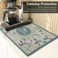 thumbnail image 3 of Non Slip Durable Coffee Maker Mat For Countertops - Spill Proof Waterproof Scratch  - Faux Leather Material, Easy To Clean, 3 of 8