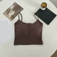 thumbnail image 4 of DuoJiaJ Shelf Bra Camisoles Adjustable Spaghetti Strap Tank Tops Basic Layer Women’s Tank Tops, 4 of 4