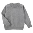 thumbnail image 5 of GYRATEDREAM Kids Boys Girls Cable Knit Slim Fit Sweaters Long Sleeve Crewneck Chunky Pullover Cute Knitwear Fall Jumper Tops for 13-14Y Gray, 5 of 8