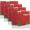 thumbnail image 5 of GZHJMY Merry Christmas Winter Cloth Napkins Washable Reusable Polyester Dinner Napkins 20 x 20 Inch for Home Weddings Parties Holiday Table Napkins Set of 4, 5 of 7