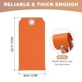thumbnail image 2 of Uxcell Blank Manilla Shipping Tags, 80Pcs Paper Hang Tags with Hole for Labeling, 4.72 x 2.36Inch Orange, 2 of 6