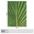 thumbnail image 4 of Chilfamy Green Leaf Blanket Flannel Plant Throw Blankets Soft Giant Leaf Blanket Leaves Design for Bed Couch and Sofa Leaf Blanket Leaf Design Accent for Plant Lovers 60x80in, 4 of 6