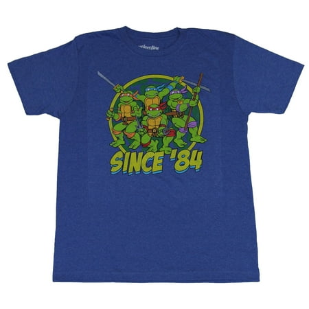 Teenage Mutant Ninja Turtles Mens T-Shirt - Since 84 Cartoon Circle